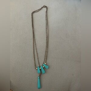 Turquoise and Gold Necklace
